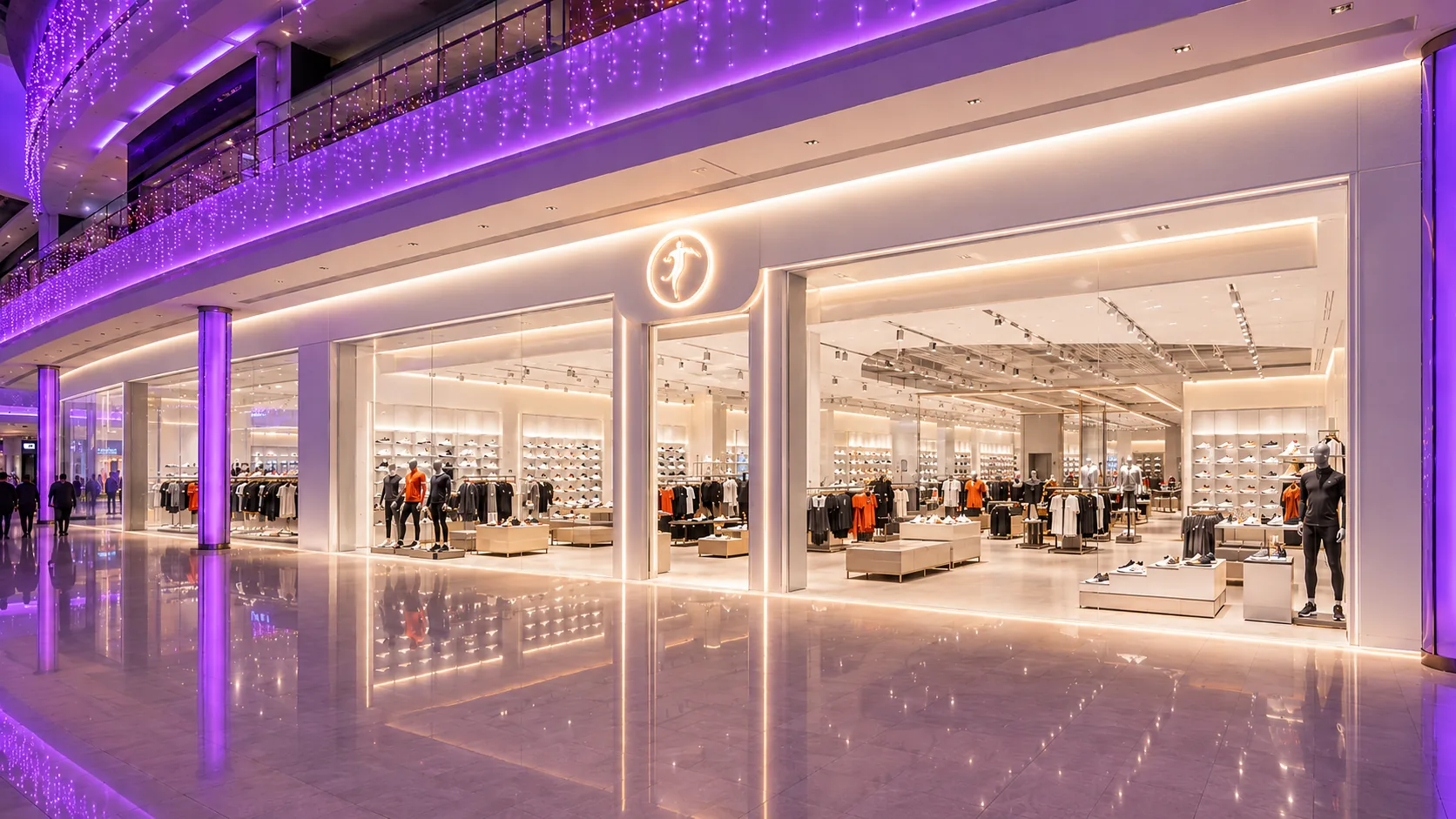 Iluminación neón comercial