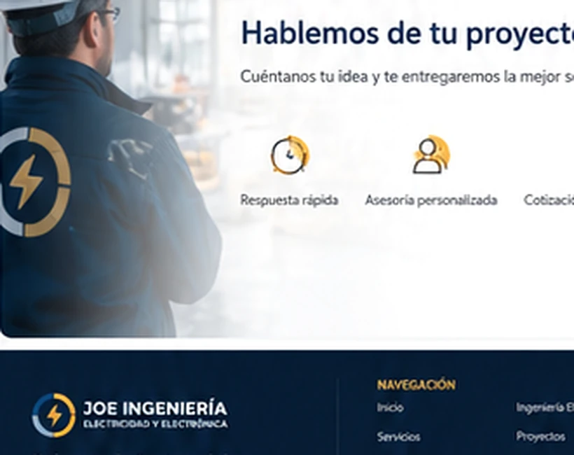 Ingeniero eléctrico revisando un espacio comercial